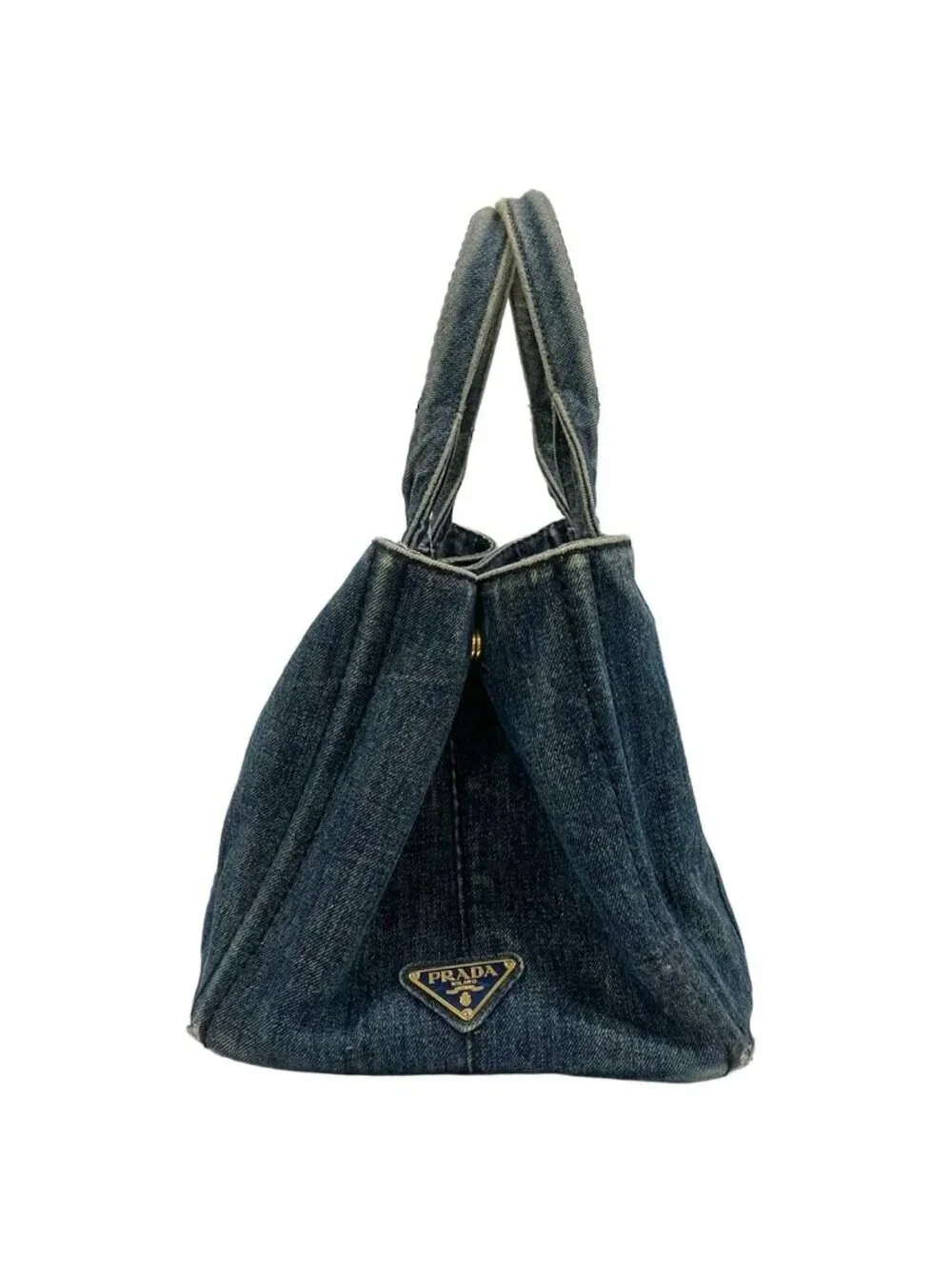 Prada Tote Canapa Blue